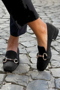 Women's Horsebit Loafers with Low Heel