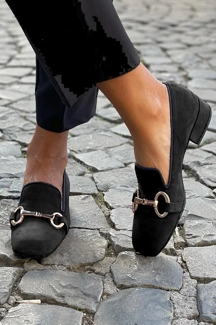 Women's Horsebit Loafers with Low Heel