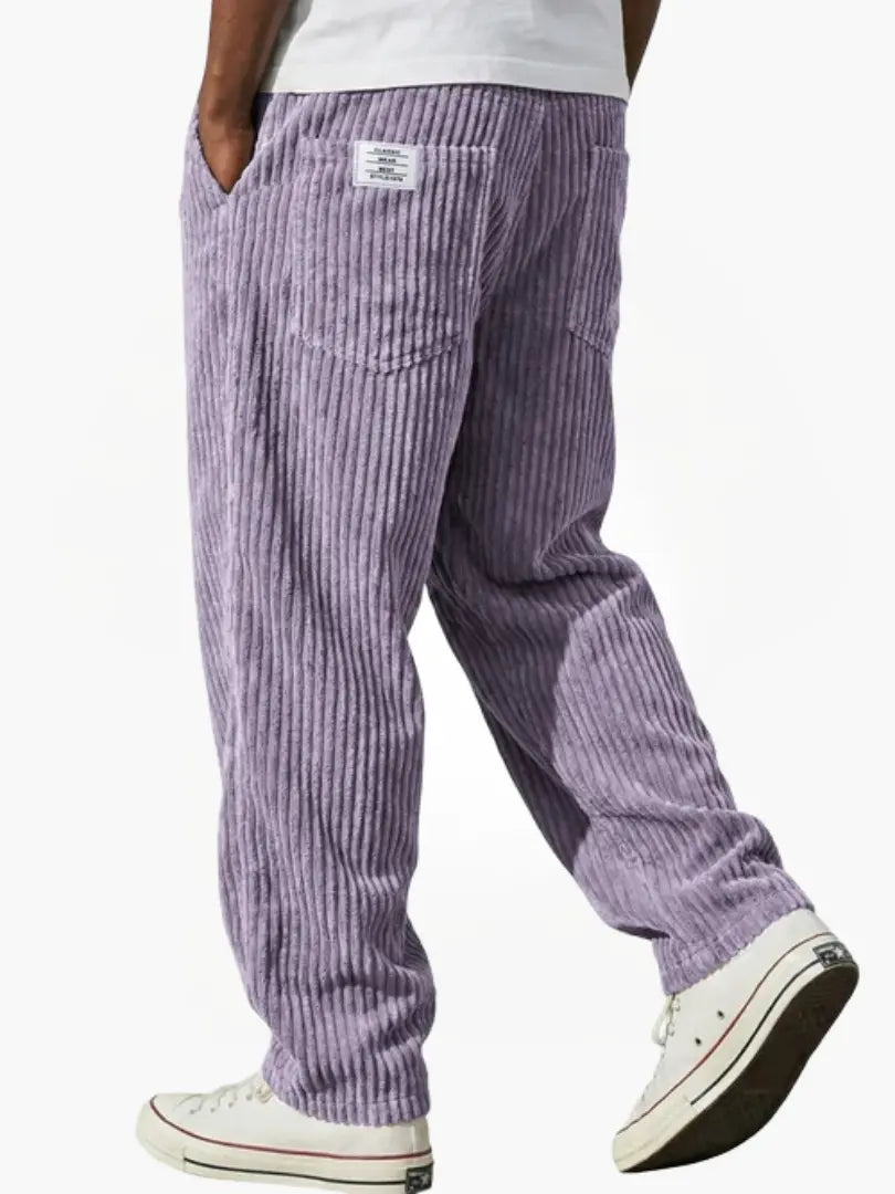 Men's Relaxed Straight Leg Corduroy Pants