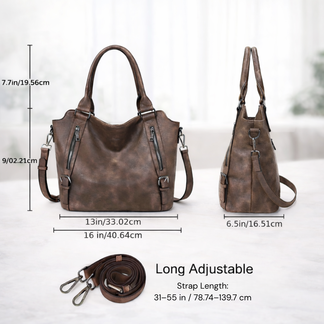 Women's Everyday Tote Bag with Adjustable Crossbody Strap