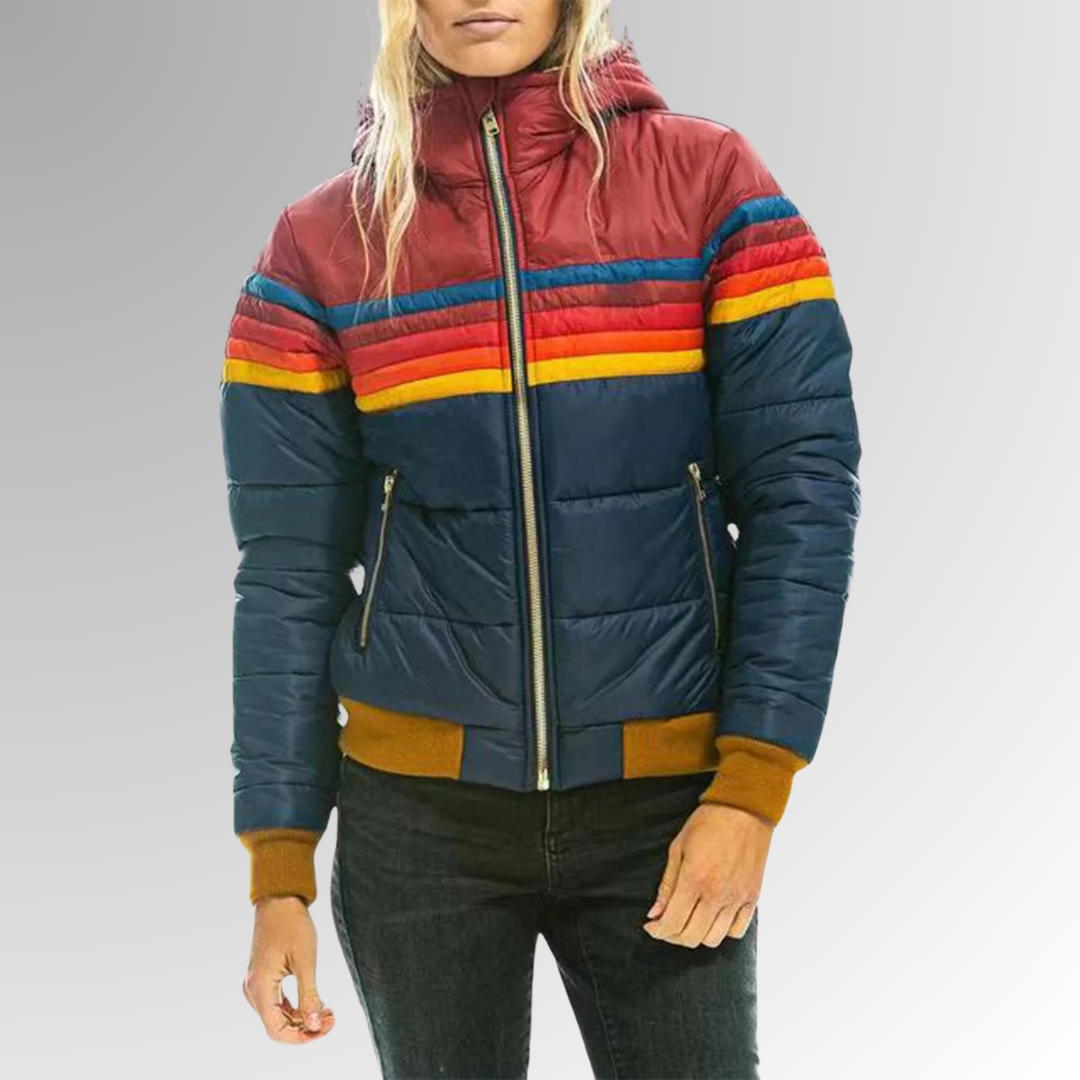 Women's Waterproof Hooded Quilted Jacket