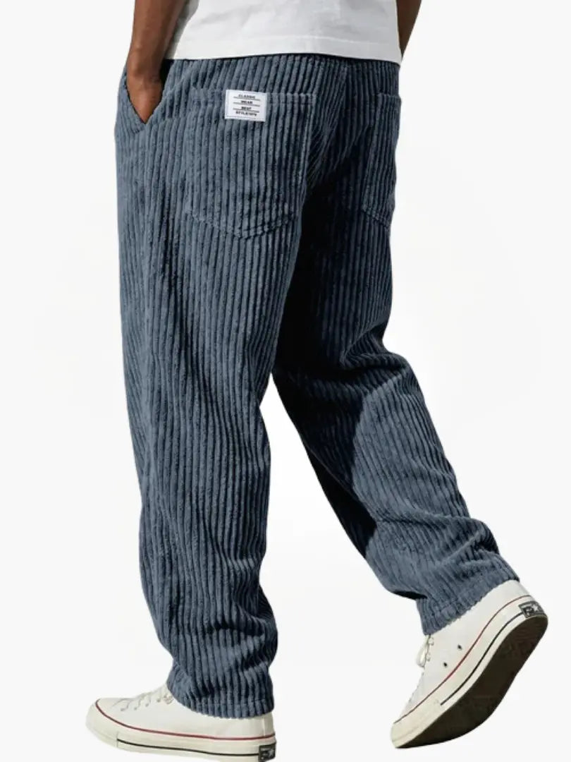 Men's Relaxed Straight Leg Corduroy Pants