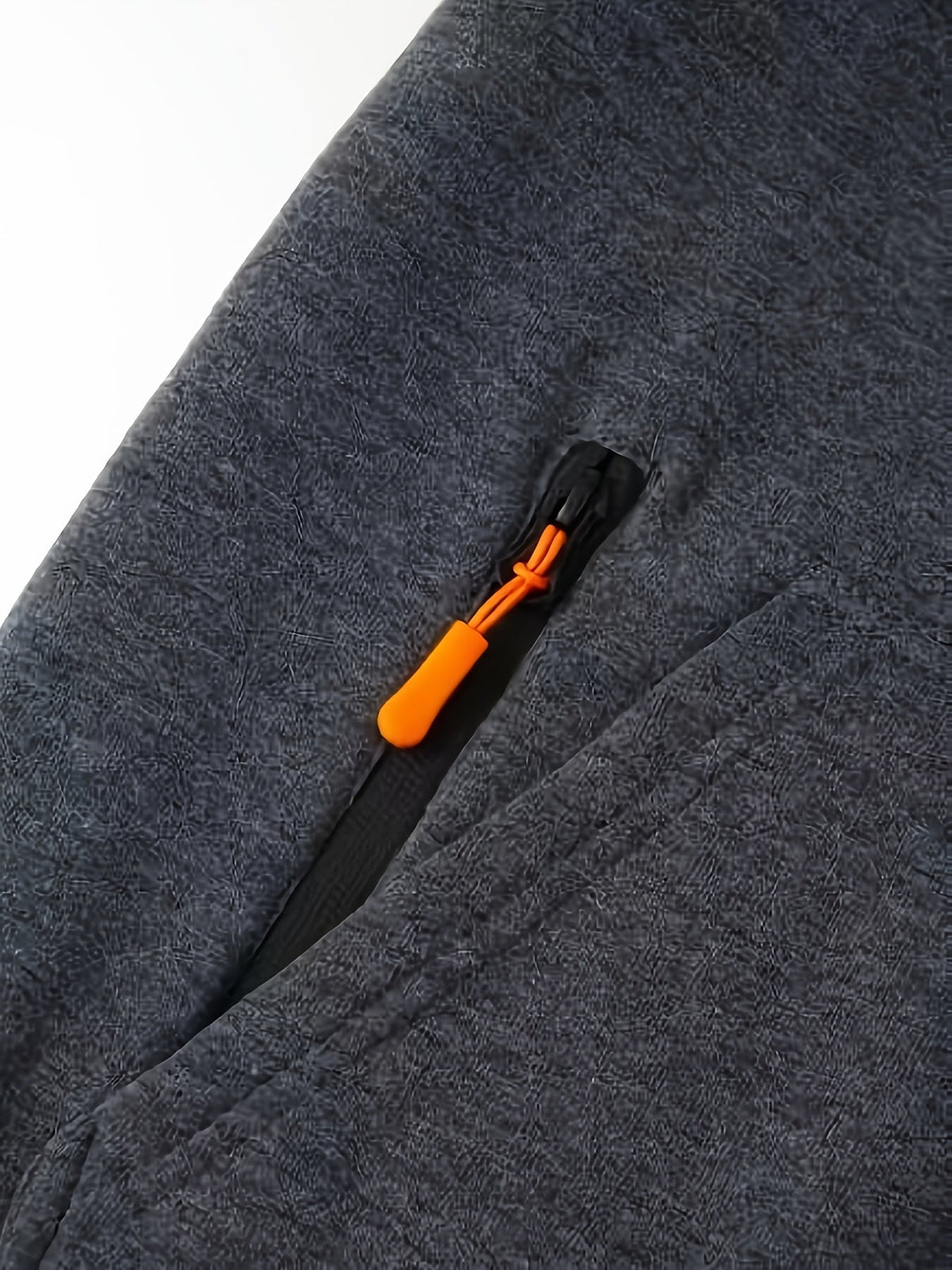 Men's Full-Zip Hoodie with Sleeve Zip Pocket