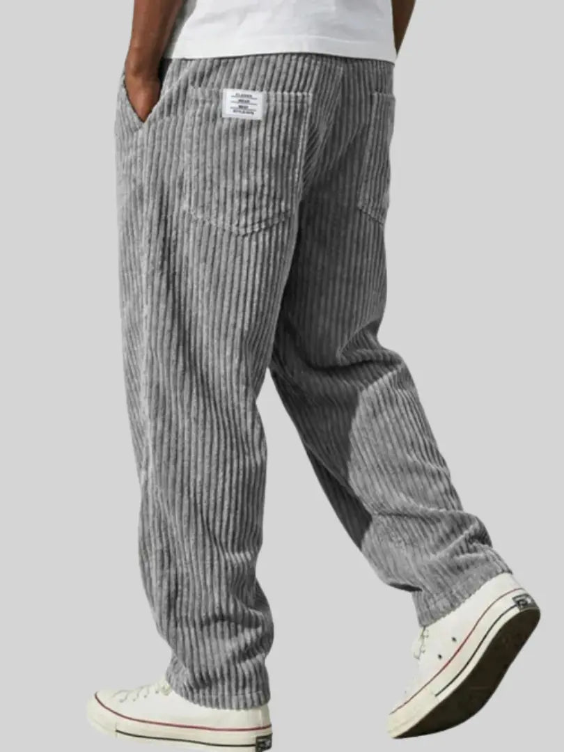 Men's Relaxed Straight Leg Corduroy Pants