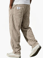 Men's Relaxed Straight Leg Corduroy Pants