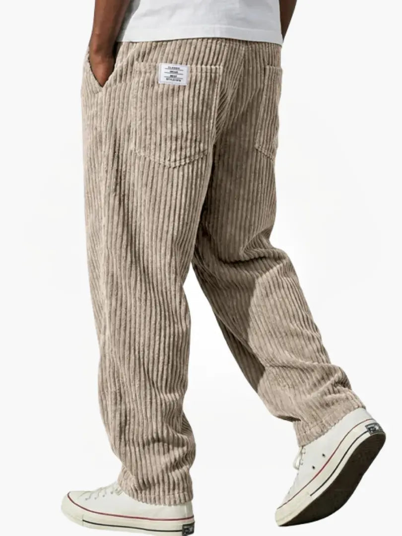 Men's Relaxed Straight Leg Corduroy Pants