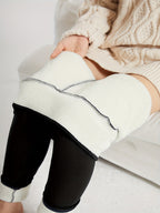 Women's High-Waisted Fleece-Lined Winter Leggings