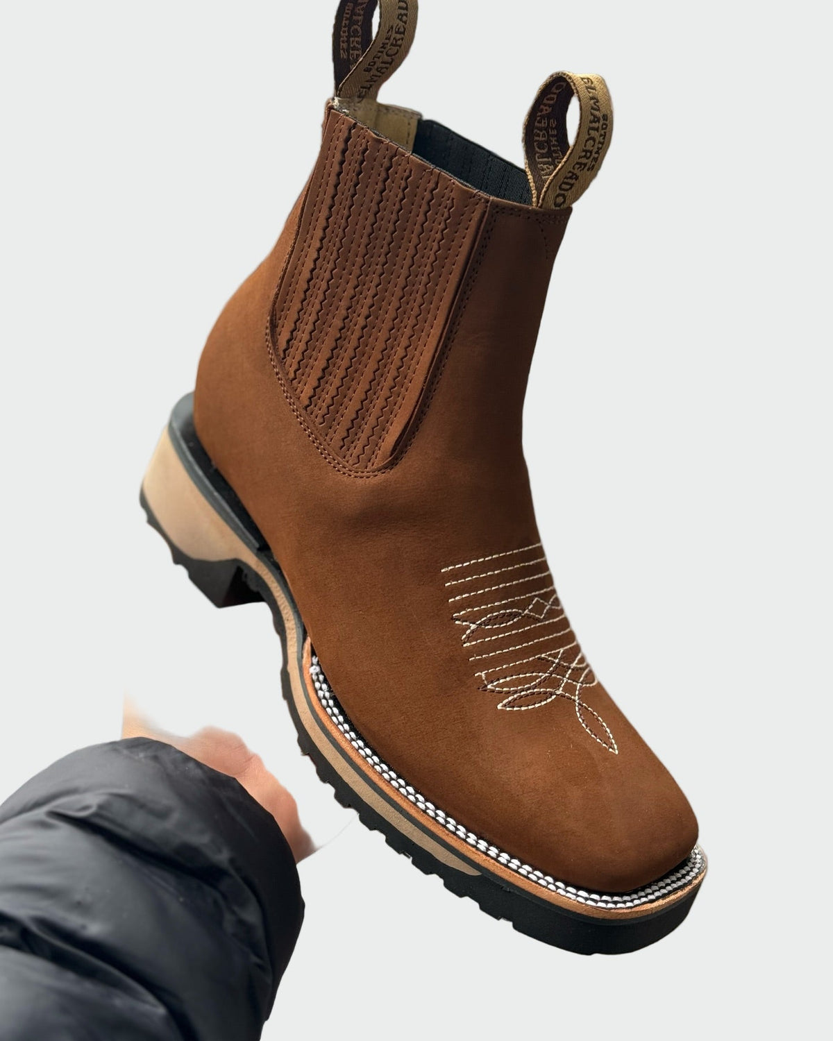 Women's Western Chelsea Ankle Boots with Lug Sole