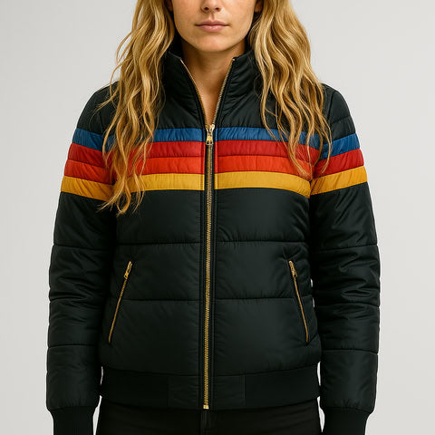 Women's Waterproof Hooded Quilted Jacket