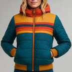 Women's Waterproof Hooded Quilted Jacket