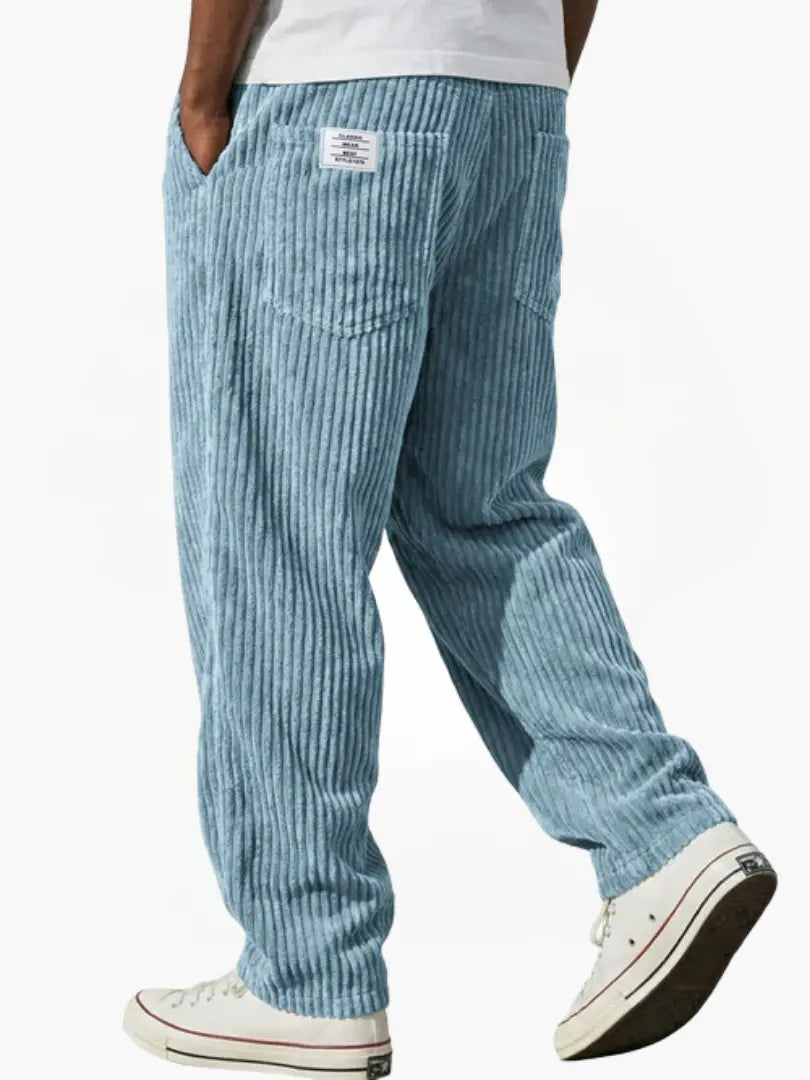 Men's Relaxed Straight Leg Corduroy Pants