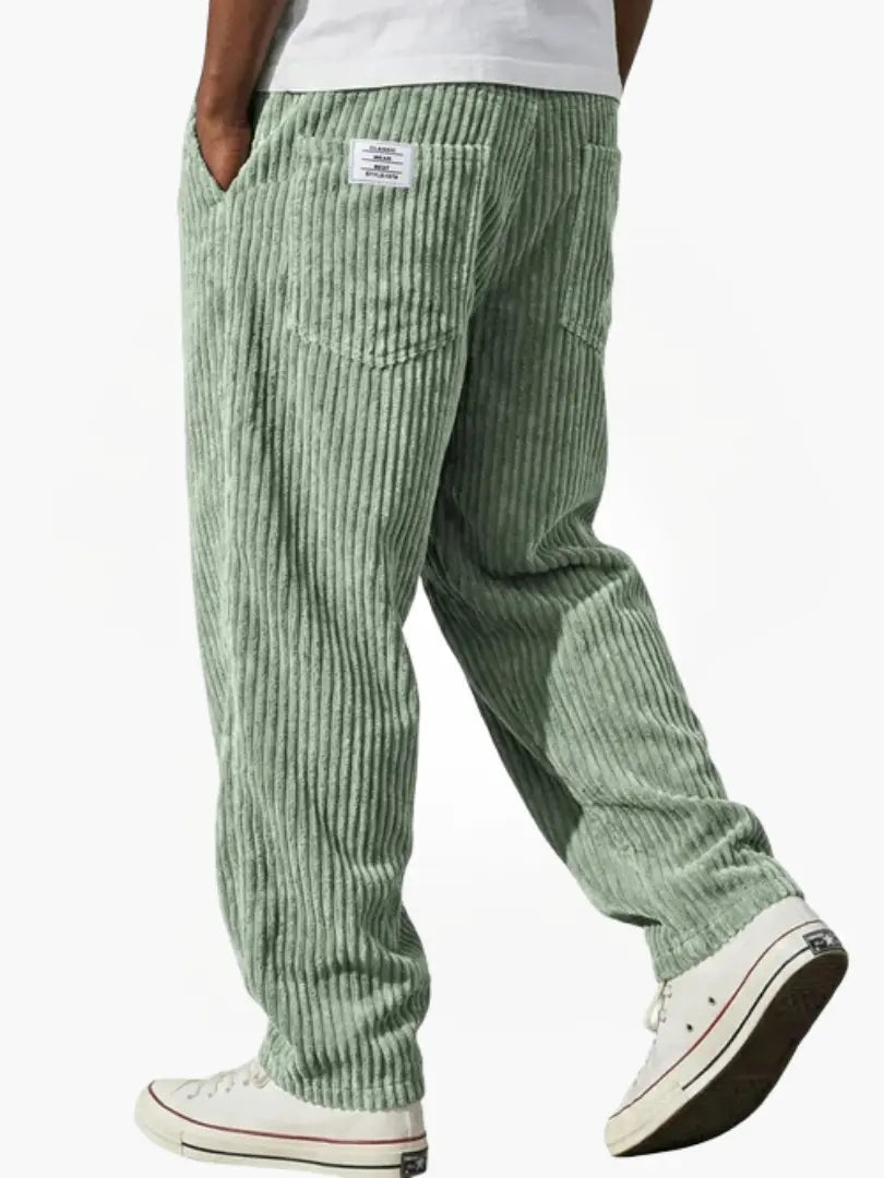 Men's Relaxed Straight Leg Corduroy Pants