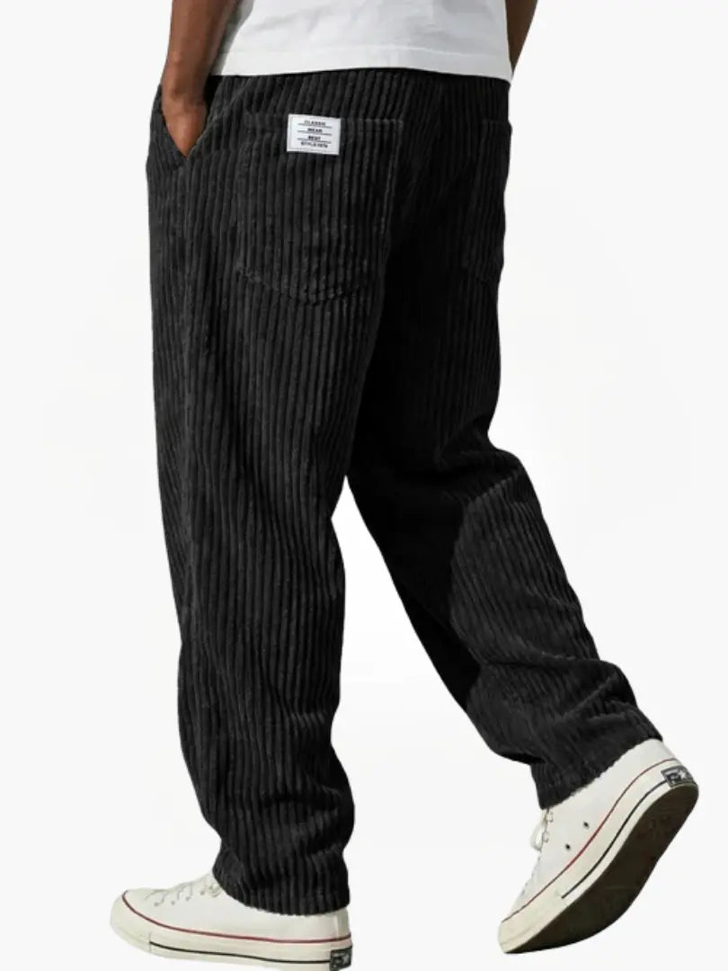 Men's Relaxed Straight Leg Corduroy Pants