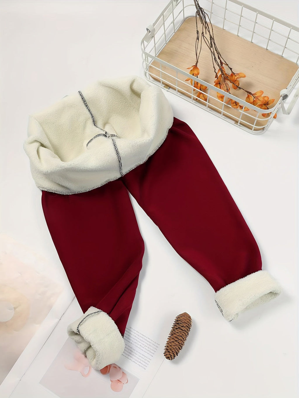 Women's High-Waisted Fleece-Lined Winter Leggings