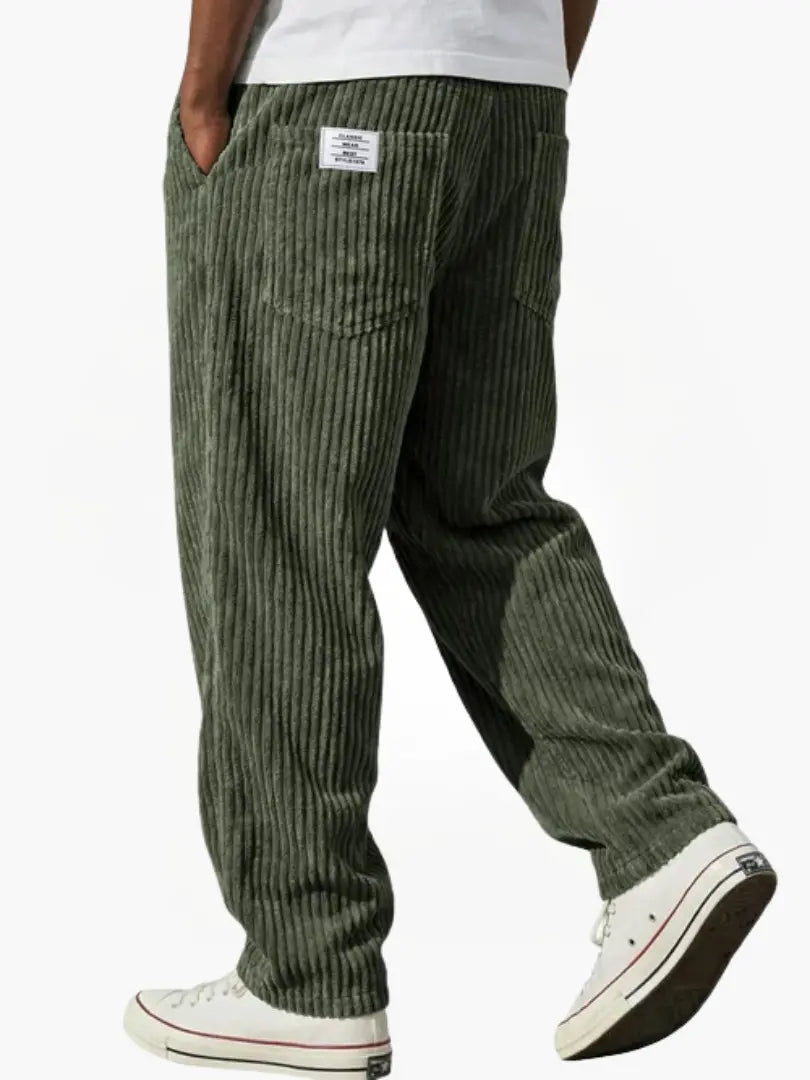 Men's Relaxed Straight Leg Corduroy Pants
