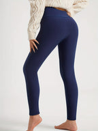 Women's High-Waisted Fleece-Lined Winter Leggings