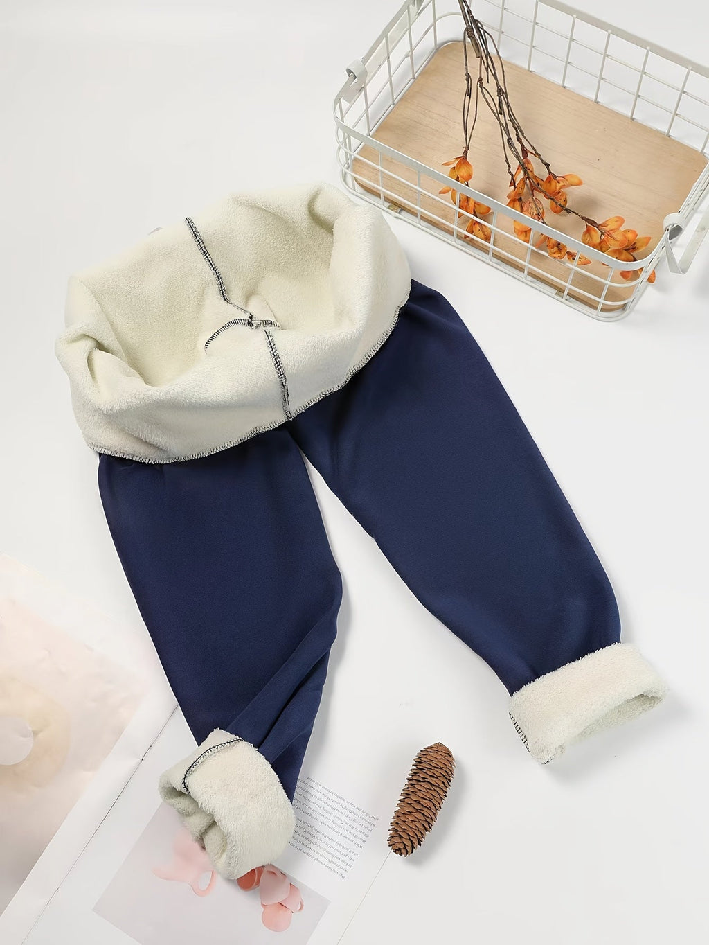 Women's High-Waisted Fleece-Lined Winter Leggings