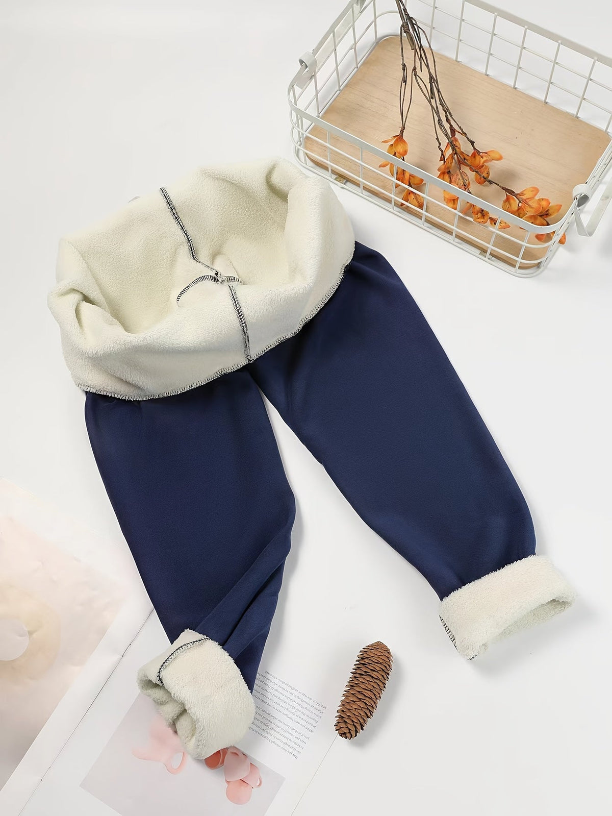 Women's High-Waisted Fleece-Lined Winter Leggings