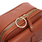 Women's Faux Leather Organizer Crossbody Bag