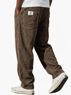 Men's Relaxed Straight Leg Corduroy Pants