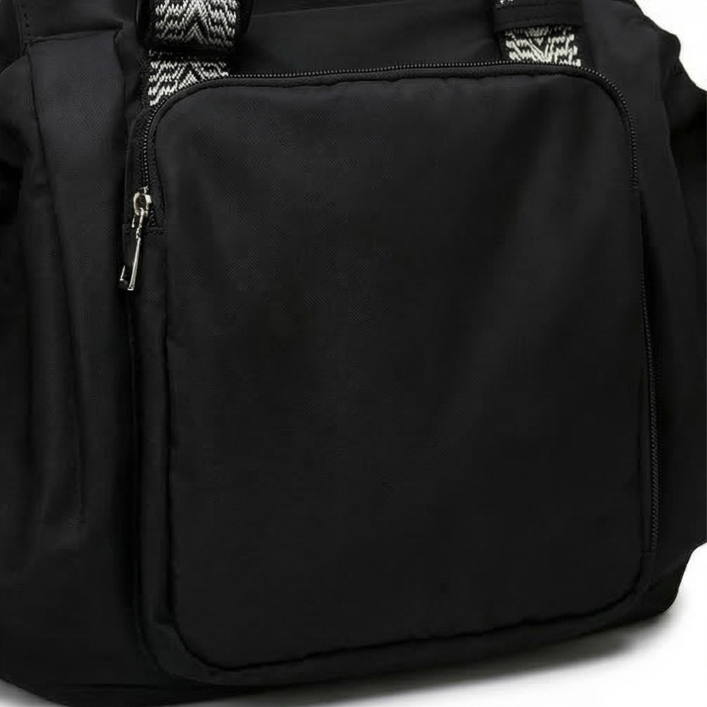 Women's Convertible Nylon Tote Backpack with 15 Pockets
