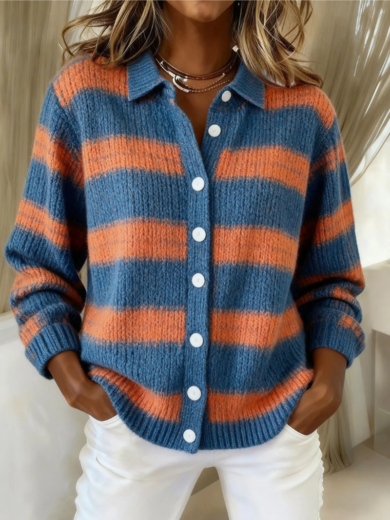 Women's Plaid Cotton Blend Button-Front Shirt
