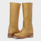 Women's Knee-High Riding Boots with Block Heel