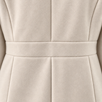 Women's Tailored Trench Coat with Shaped Waist