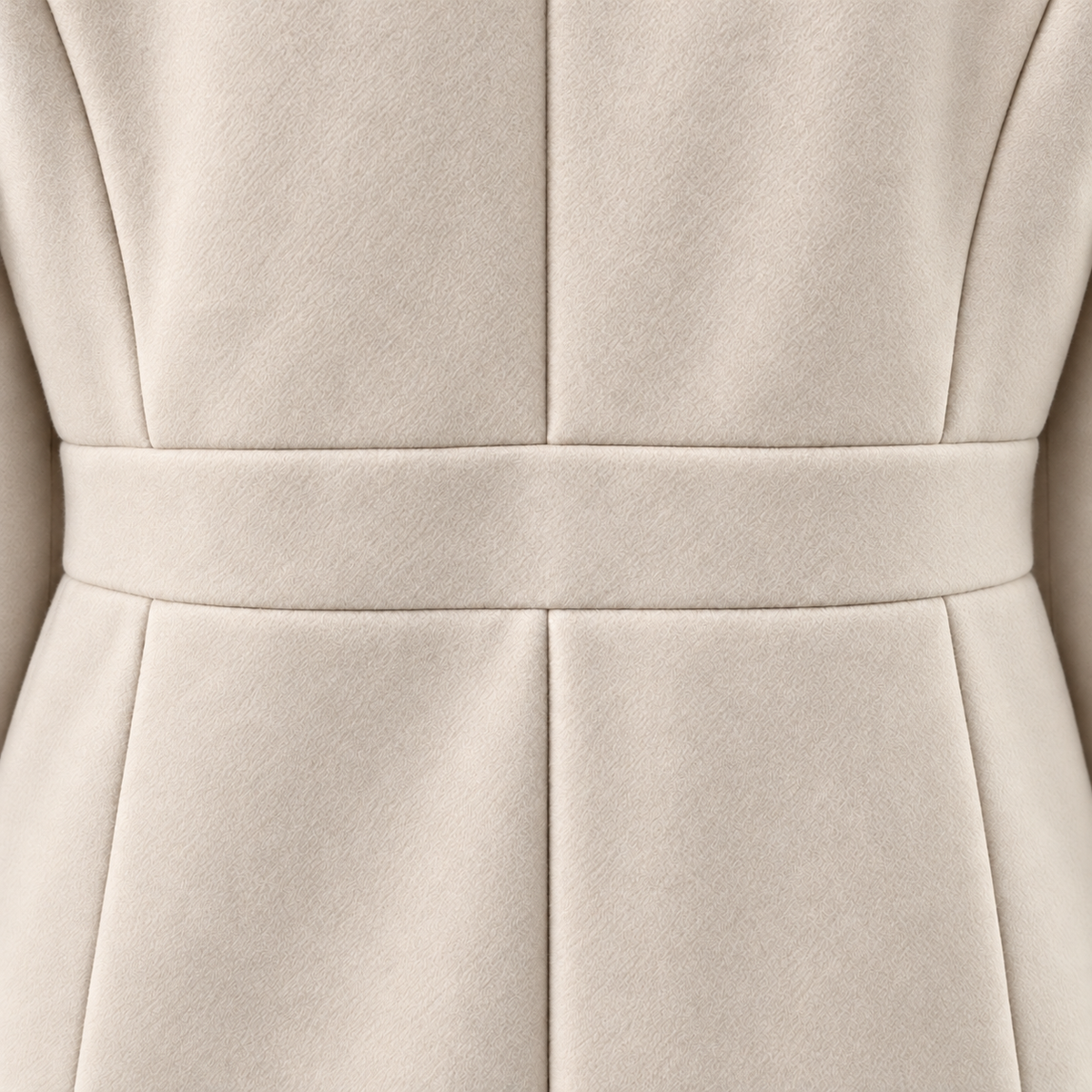 Women's Tailored Trench Coat with Shaped Waist