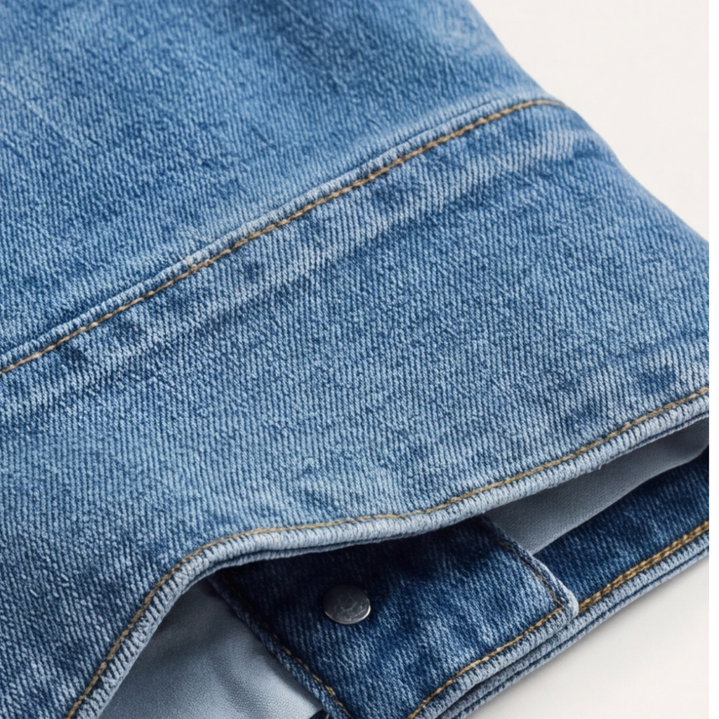 Women's High-Waisted Button-Front Wide Leg Jeans