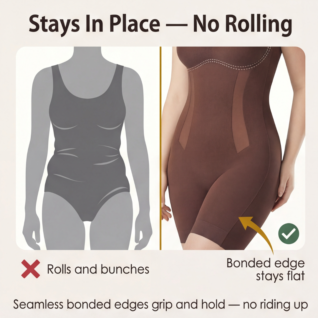 Women's Seamless Shaping Bodysuit with Adjustable Straps
