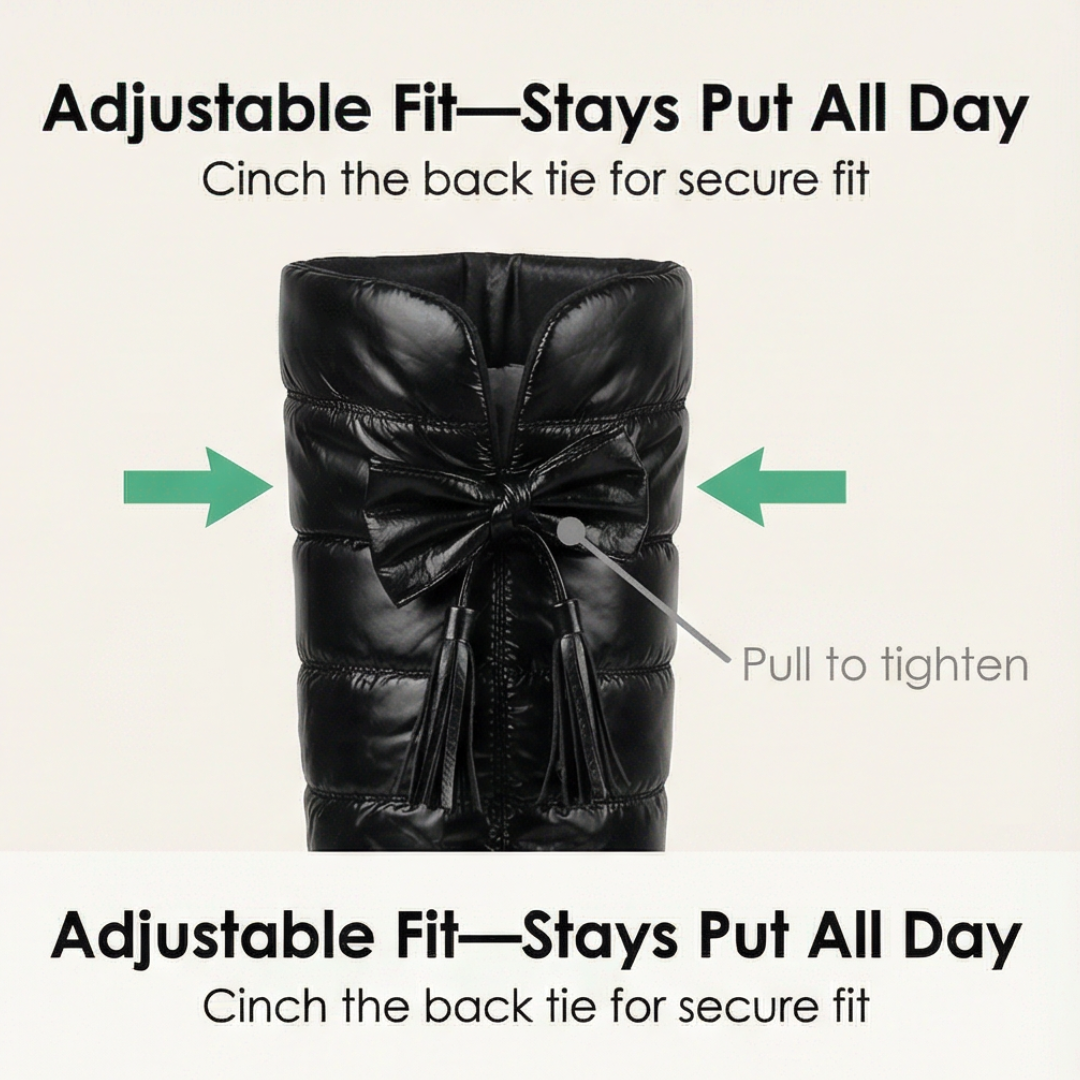Women's Fleece-Lined Over-the-Knee Winter Boots