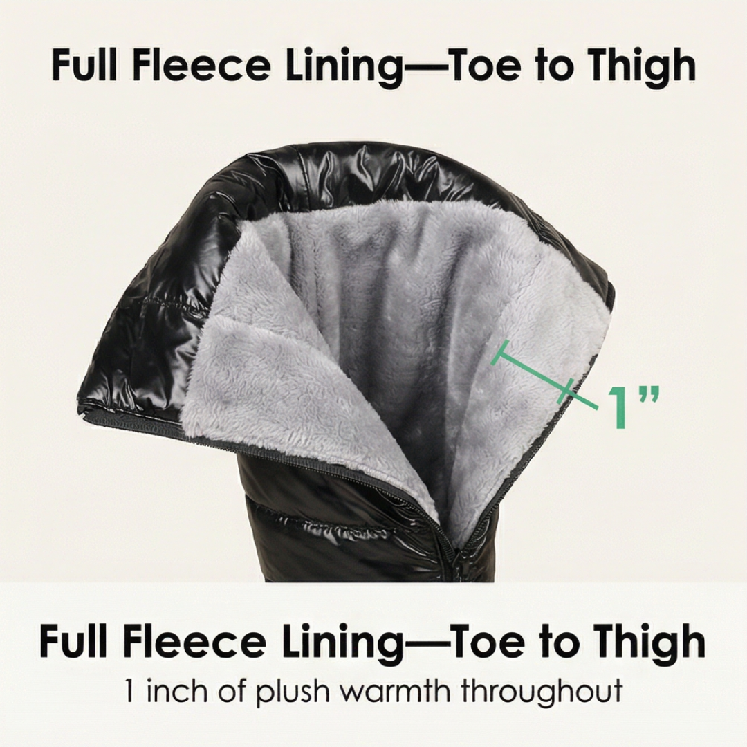 Women's Fleece-Lined Over-the-Knee Winter Boots