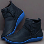 Women's Cushioned Ankle Boots with Side Lacing