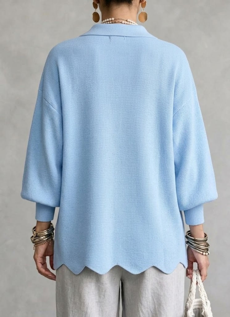 Women's Heavyweight Oversized Ribbed Cardigan