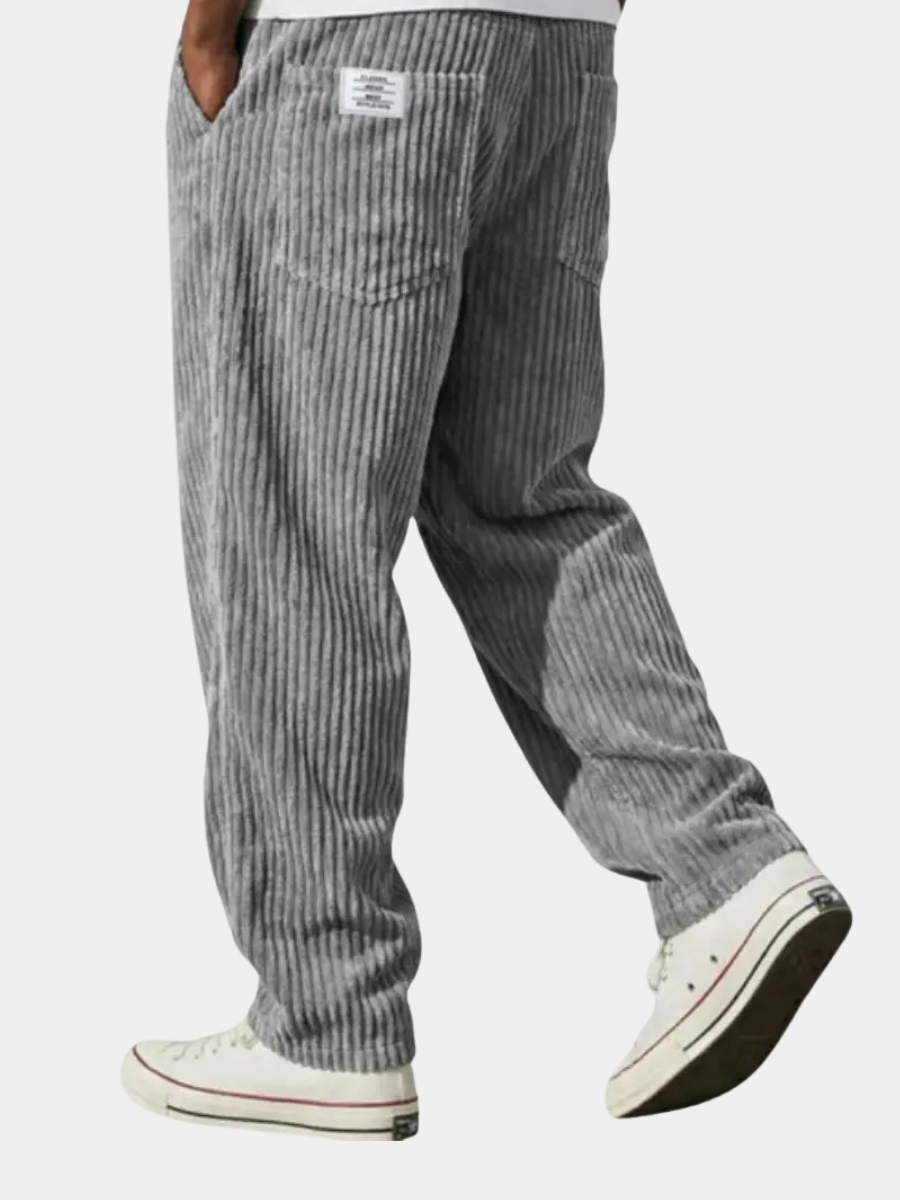 Men's Relaxed Straight Leg Corduroy Pants