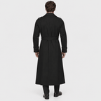 Belgravia – Classic Double-Breasted Long Trench Coat (Black) - MattiaCremasco
