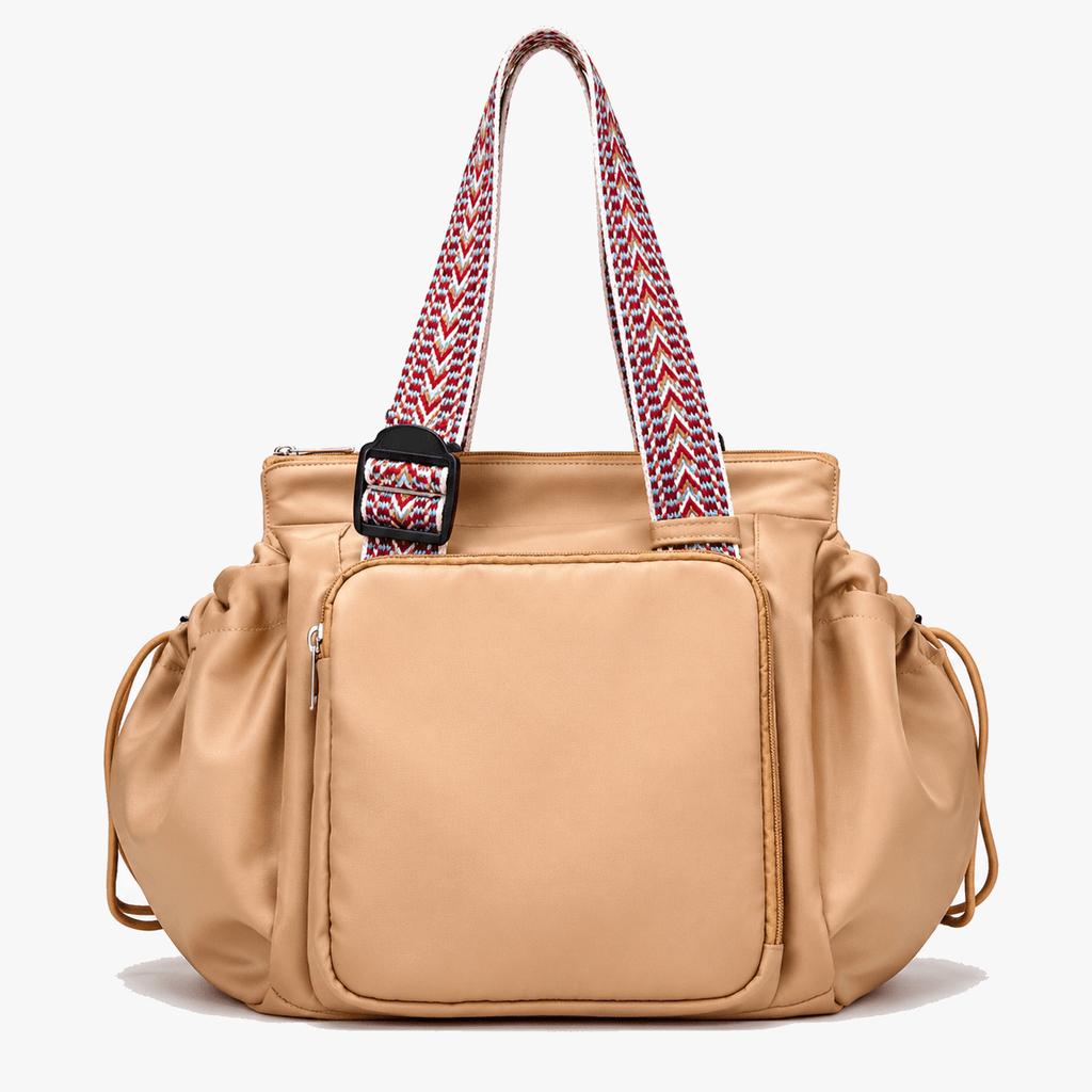 Women's Convertible Nylon Tote Backpack with 15 Pockets