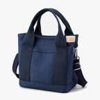 Women's Canvas Organizer Tote with Shoulder Strap