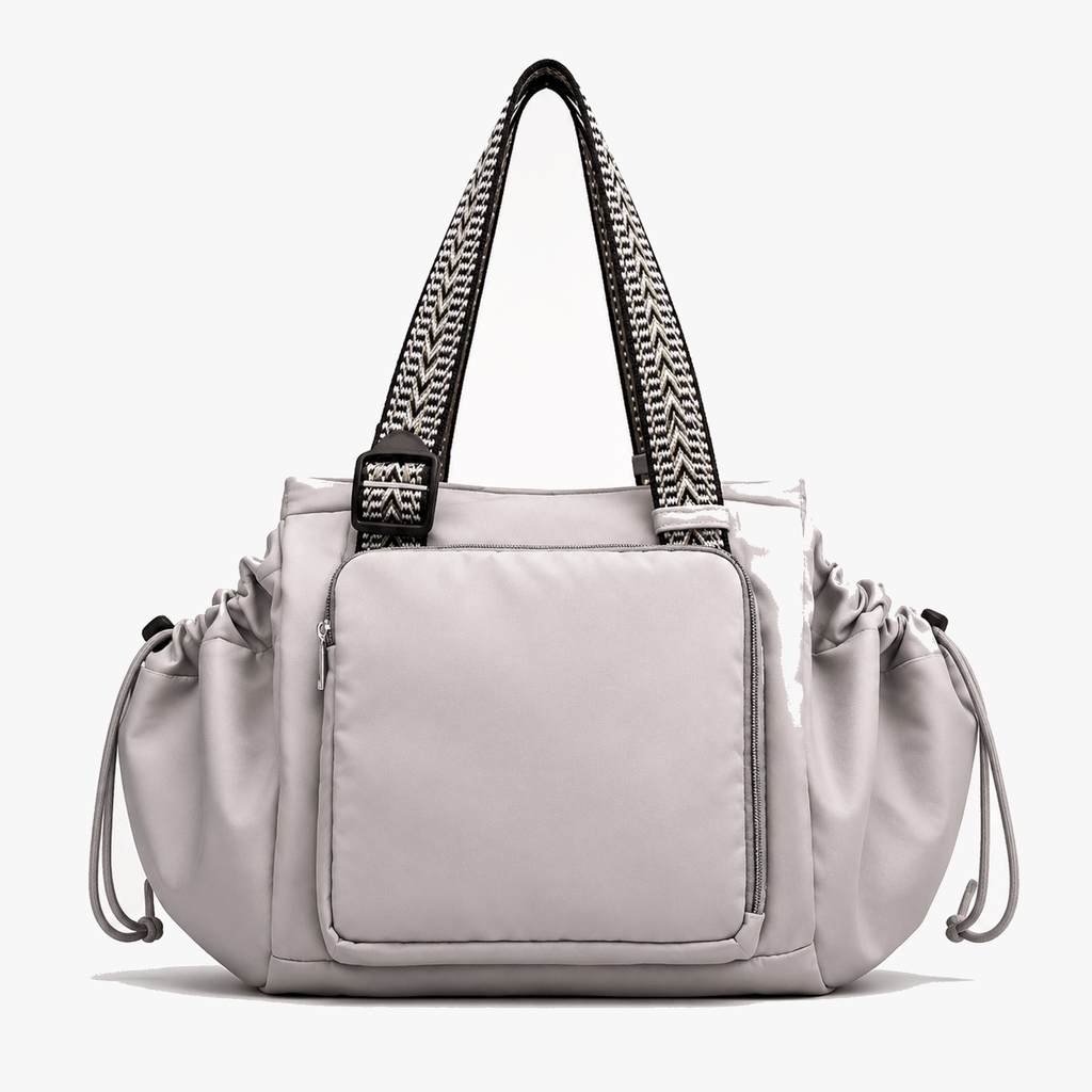 Women's Convertible Nylon Tote Backpack with 15 Pockets