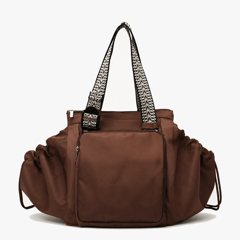 Women's Convertible Nylon Tote Backpack with 15 Pockets