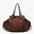 Women's Convertible Nylon Tote Backpack with 15 Pockets