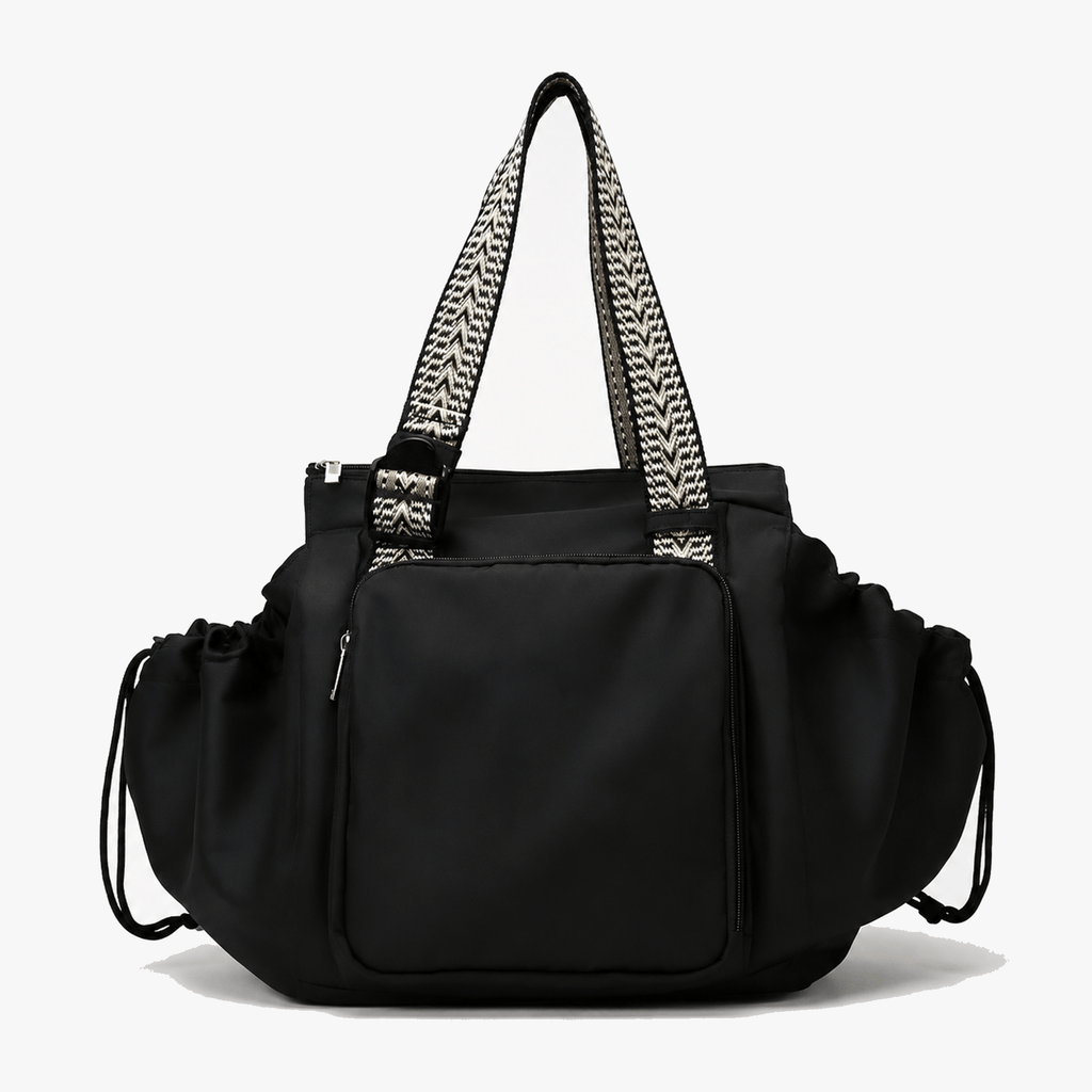 Women's Convertible Nylon Tote Backpack with 15 Pockets