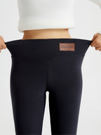 Women's High-Waisted Fleece-Lined Winter Leggings