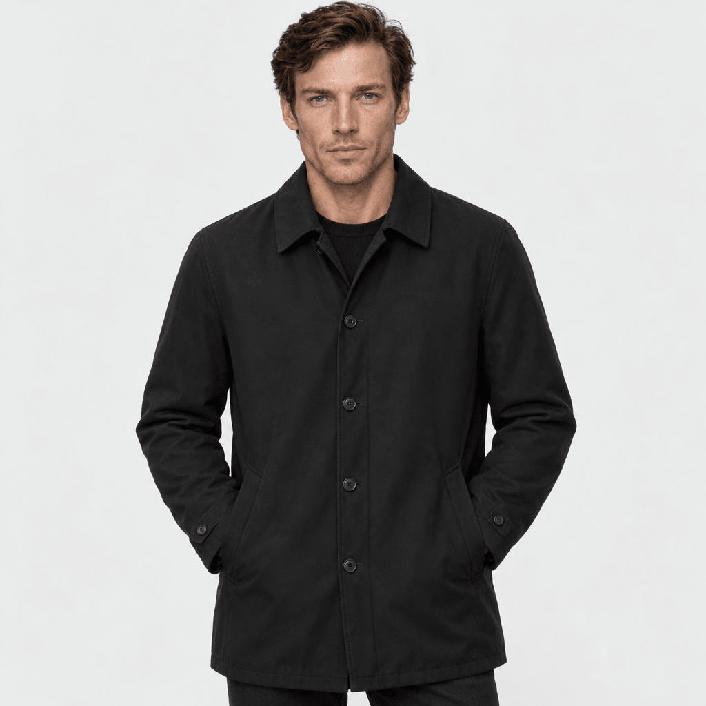 Conegliano – Tailored Down Trench Coat (Dark Charcoal) - MattiaCremasco