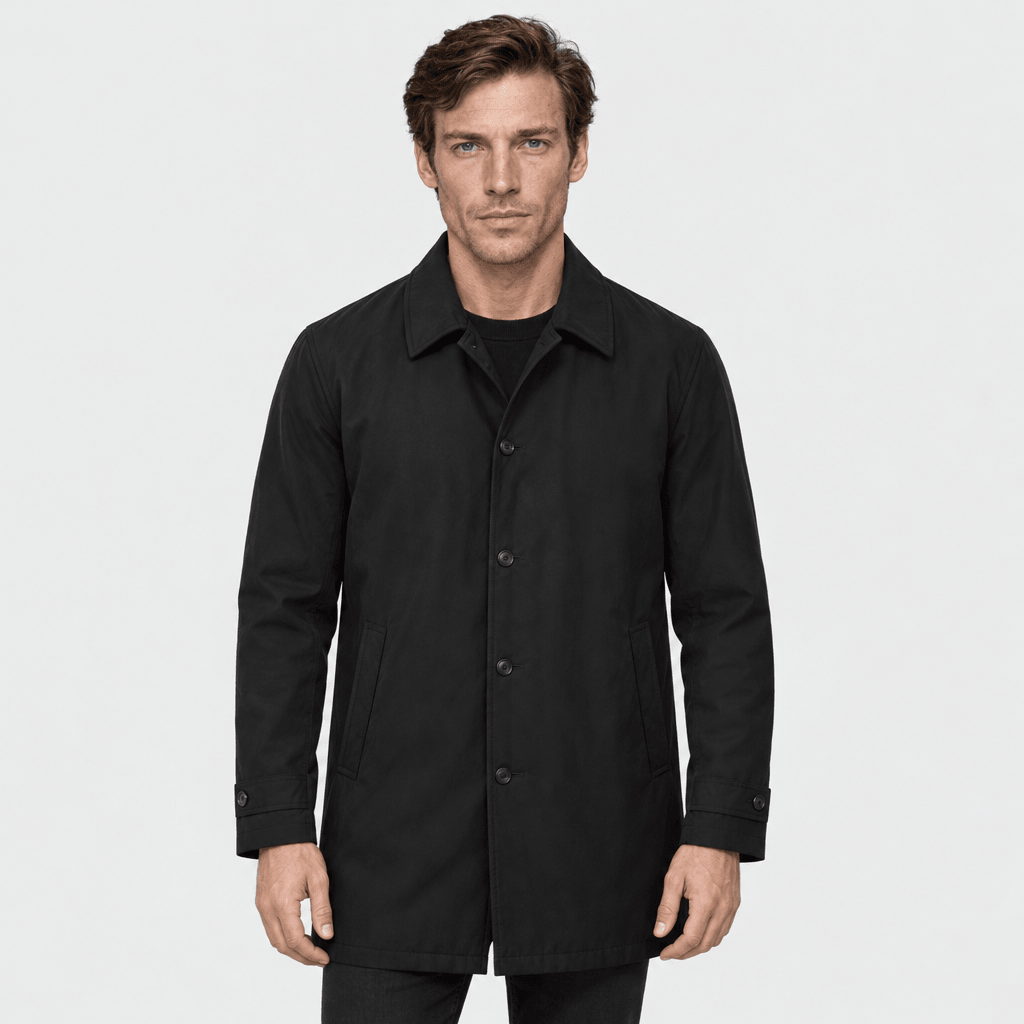 Conegliano – Tailored Down Trench Coat (Dark Charcoal) - MattiaCremasco