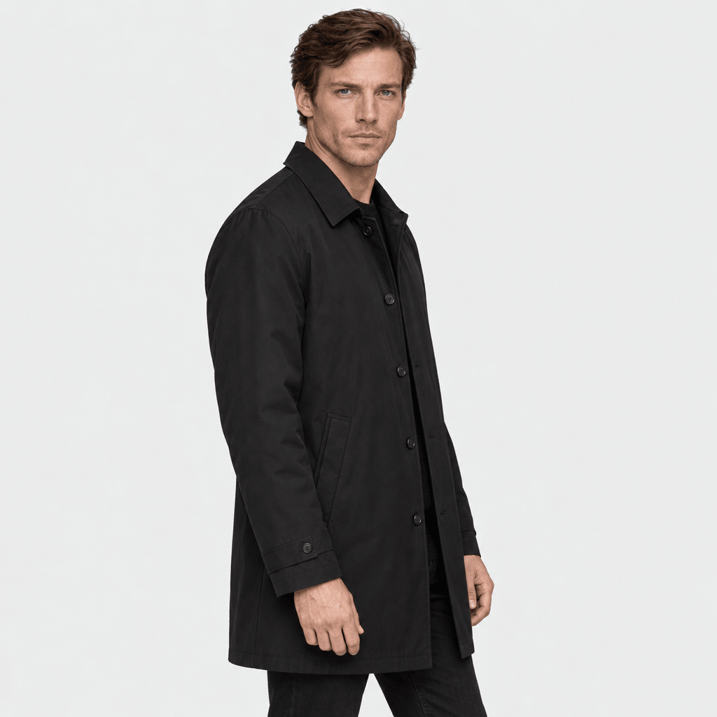 Conegliano – Tailored Down Trench Coat (Dark Charcoal) - MattiaCremasco