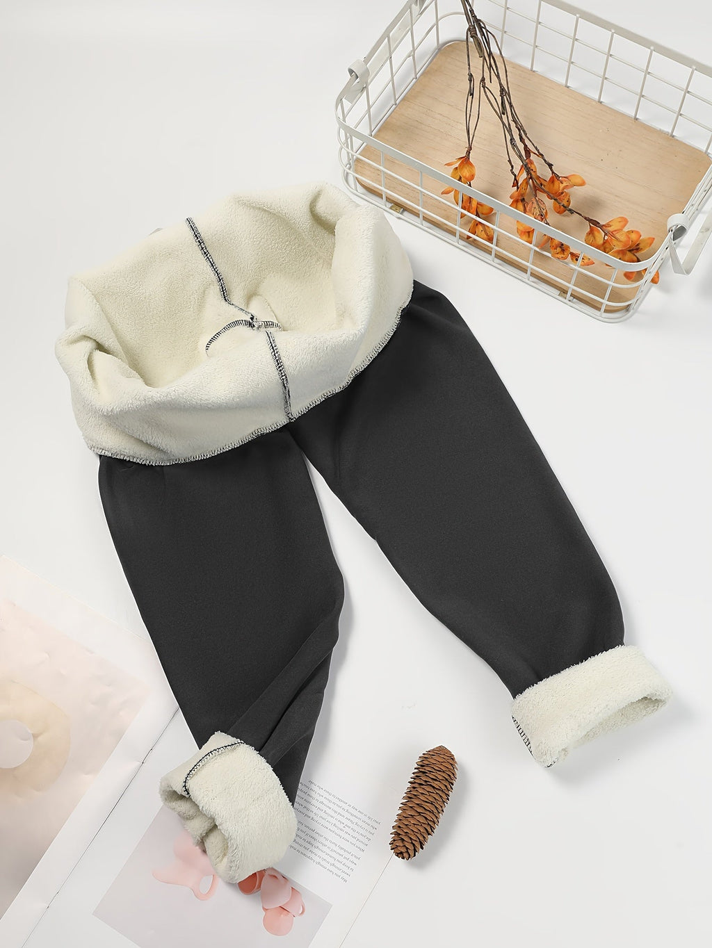 Women's High-Waisted Fleece-Lined Winter Leggings