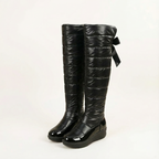 Women's Fleece-Lined Over-the-Knee Winter Boots