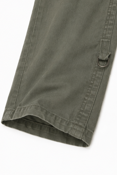 Women's Wide Leg Cargo Pants with Utility Pockets